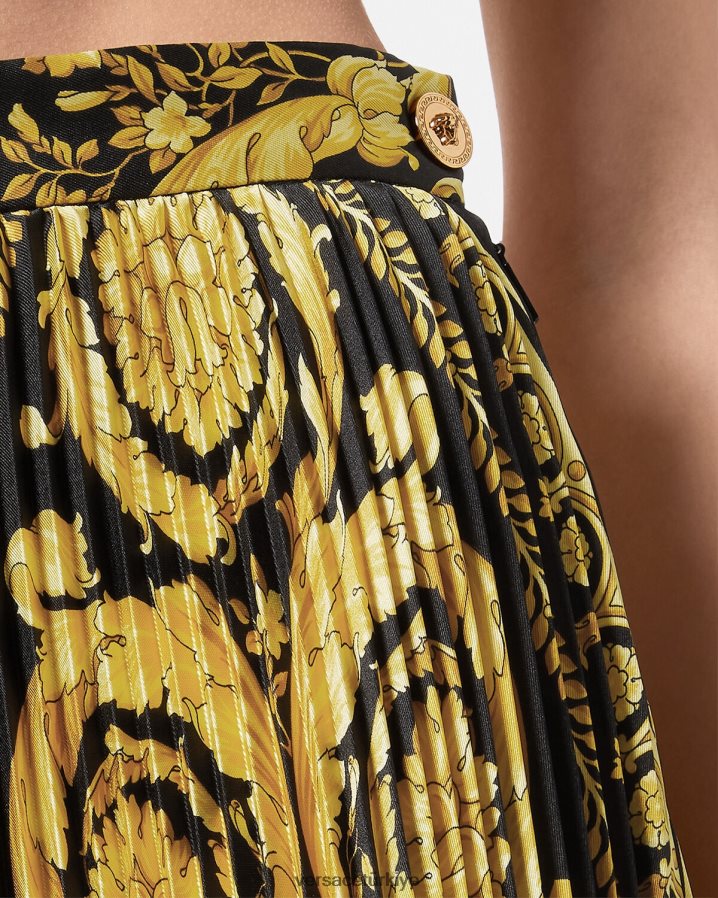 Versace barok pilili midi etek kadınlar Yazdır Giyim B0HHR8171