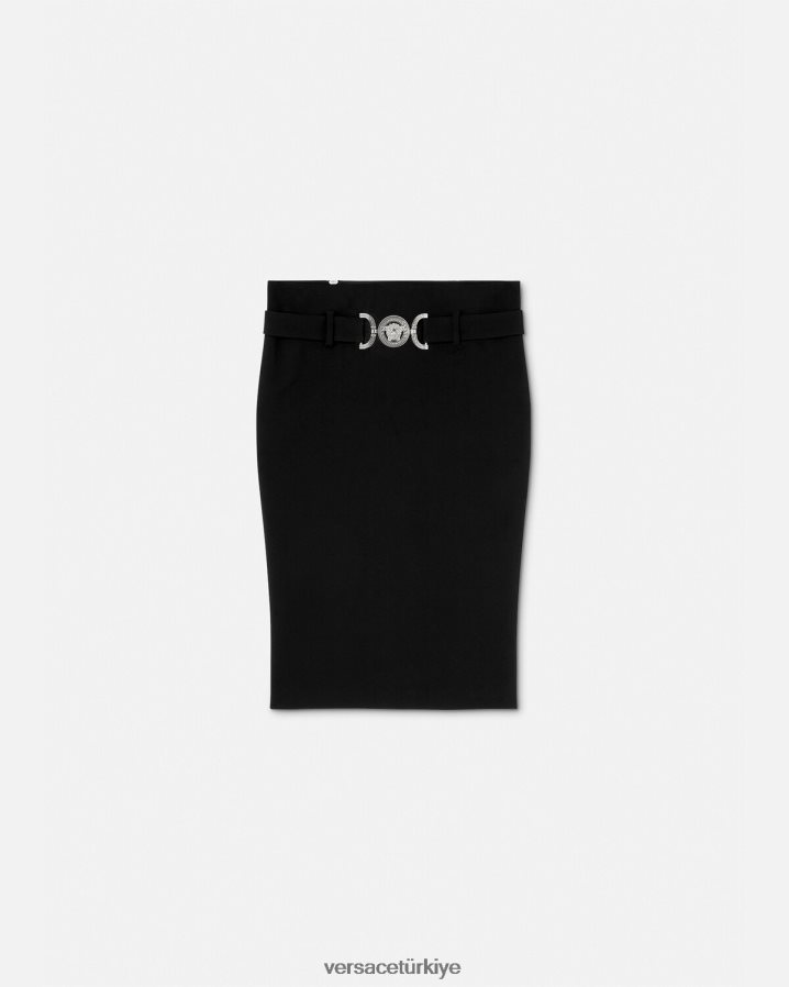 Versace medusa '95 midi etek kadınlar siyah Giyim B0HHR8174