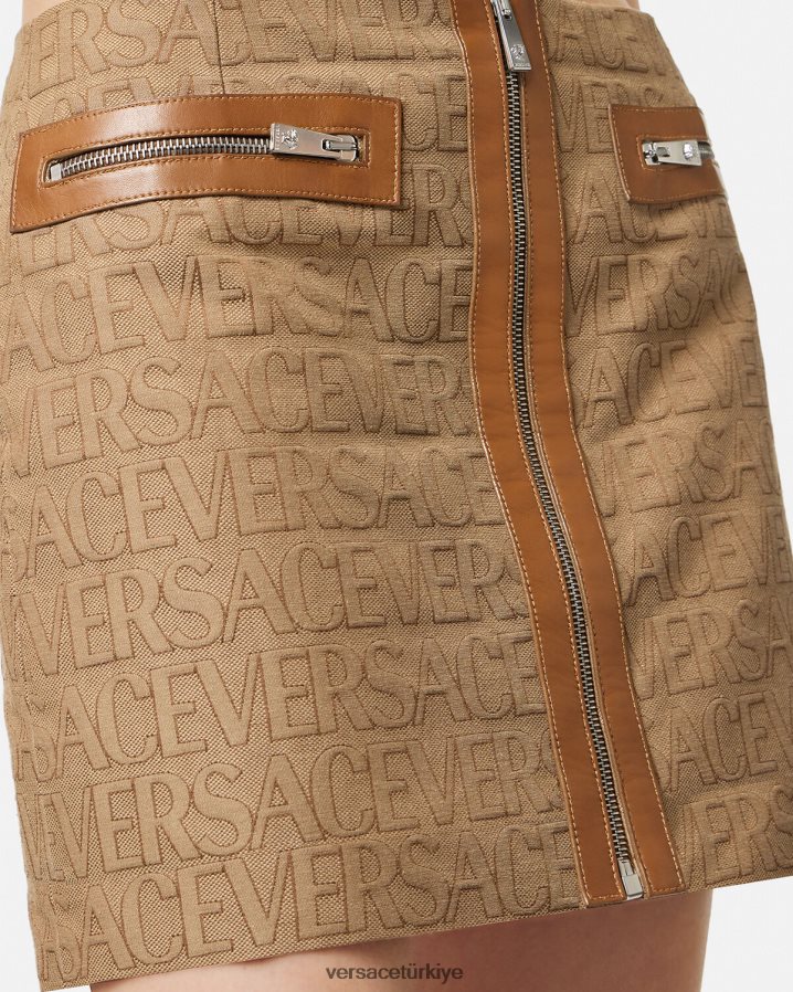 Versace mini etek kadınlar Yazdır Giyim B0HHR8164