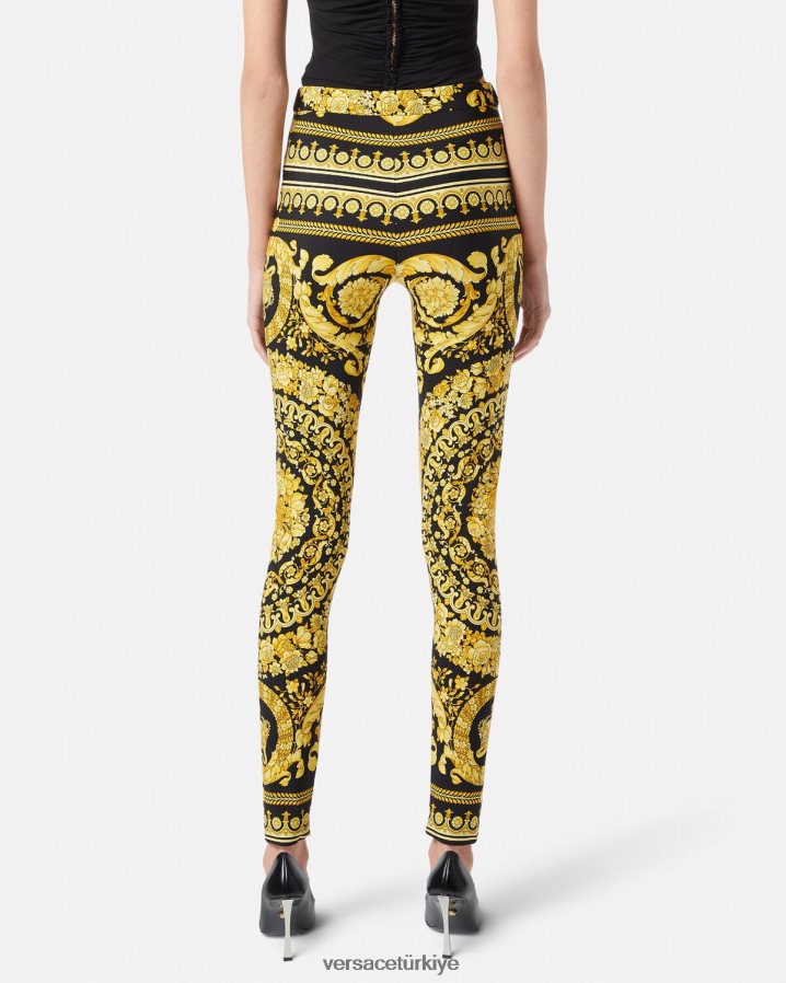 Versace barok tayt kadınlar Yazdır Giyim B0HHR8199