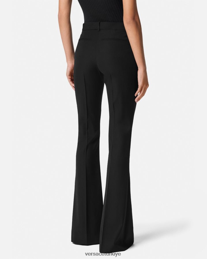 Versace medusa '95 pantolon kadınlar siyah Giyim B0HHR8118