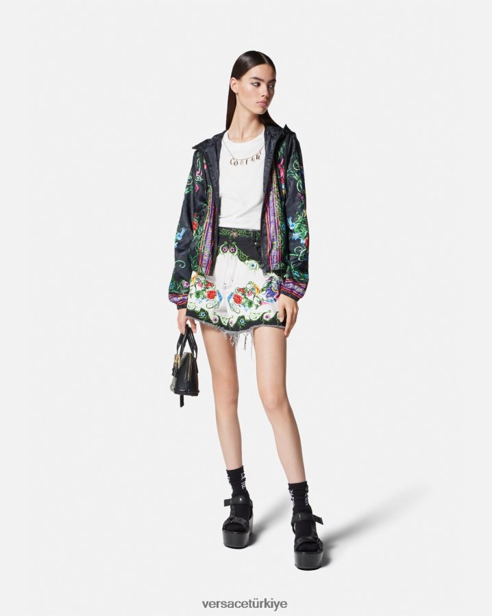 Versace takılar tişört kadınlar beyaz Giyim B0HHR82220
