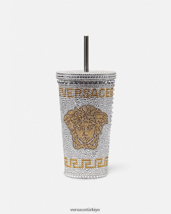Versace kristal medusa seyahat tipi kupa kadınlar beyaz iç çamaşırı ve plaj kıyafeti B0HHR81205