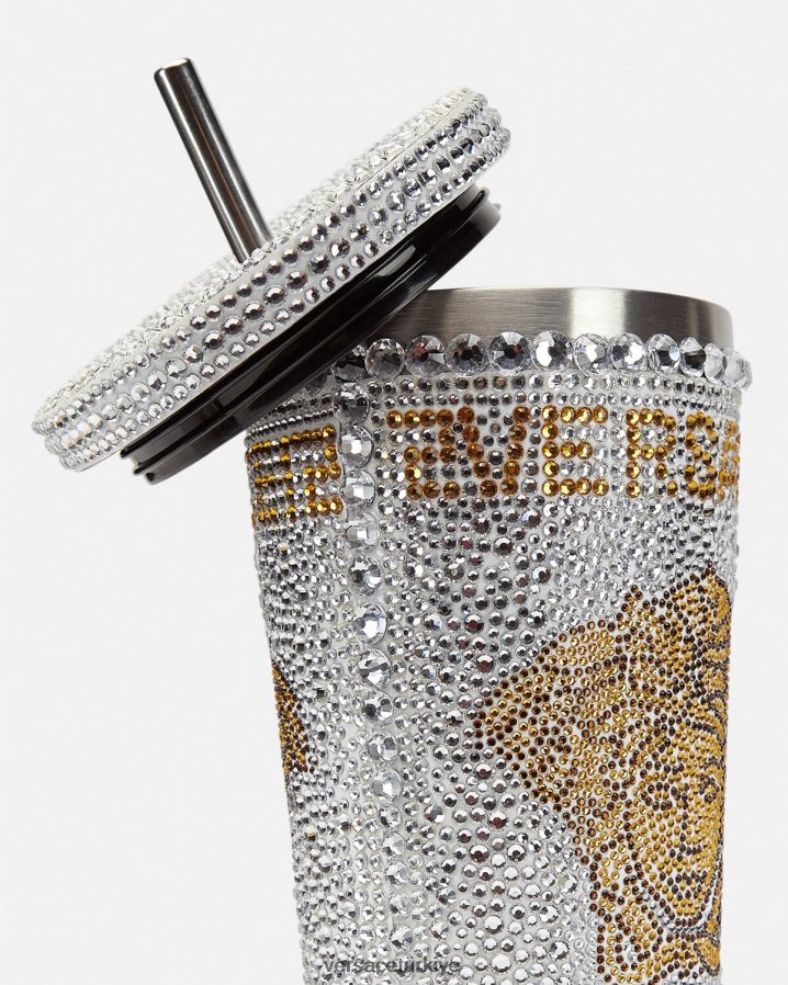 Versace kristal medusa seyahat tipi kupa kadınlar beyaz iç çamaşırı ve plaj kıyafeti B0HHR81205