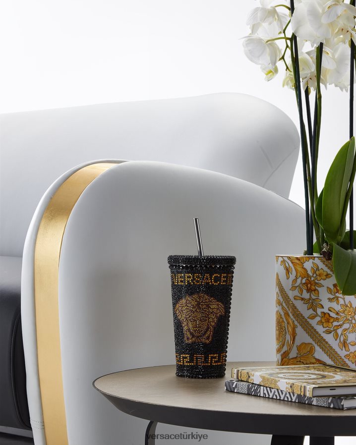 Versace kristal medusa seyahat tipi kupa kadınlar sarı iç çamaşırı ve plaj kıyafeti B0HHR81206