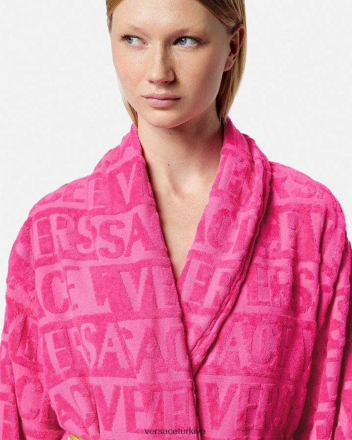 Versace barok bornozum kadınlar fuşya iç çamaşırı ve plaj kıyafeti B0HHR81094