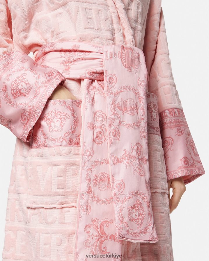 Versace barok bornozum kadınlar pembe iç çamaşırı ve plaj kıyafeti B0HHR81095