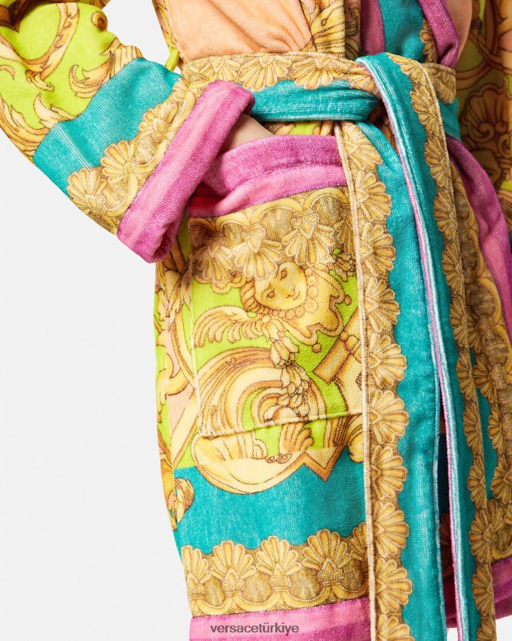 Versace barok tanrıçası bornoz kadınlar Yazdır iç çamaşırı ve plaj kıyafeti B0HHR81097