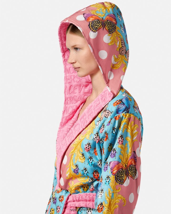 Versace kelebekler kısa bornoz kadınlar Yazdır iç çamaşırı ve plaj kıyafeti B0HHR81080