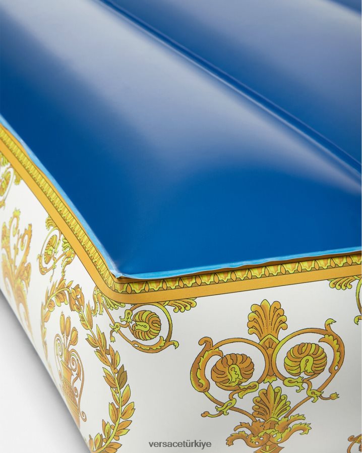 Versace crete de fleur şamandıra yatağı kadınlar açık mavi iç çamaşırı ve plaj kıyafeti B0HHR81213