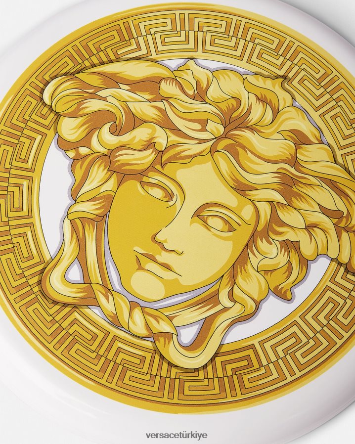 Versace medusa frizbi kadınlar beyaz iç çamaşırı ve plaj kıyafeti B0HHR81211