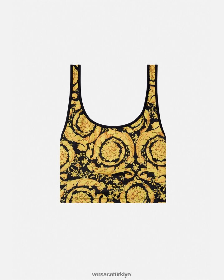 Versace barocco tankini üst kadınlar Yazdır iç çamaşırı ve plaj kıyafeti B0HHR81172