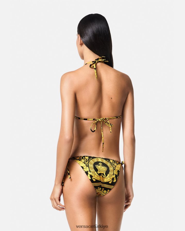 Versace barok desenli bikini üstü kadınlar Yazdır iç çamaşırı ve plaj kıyafeti B0HHR81138