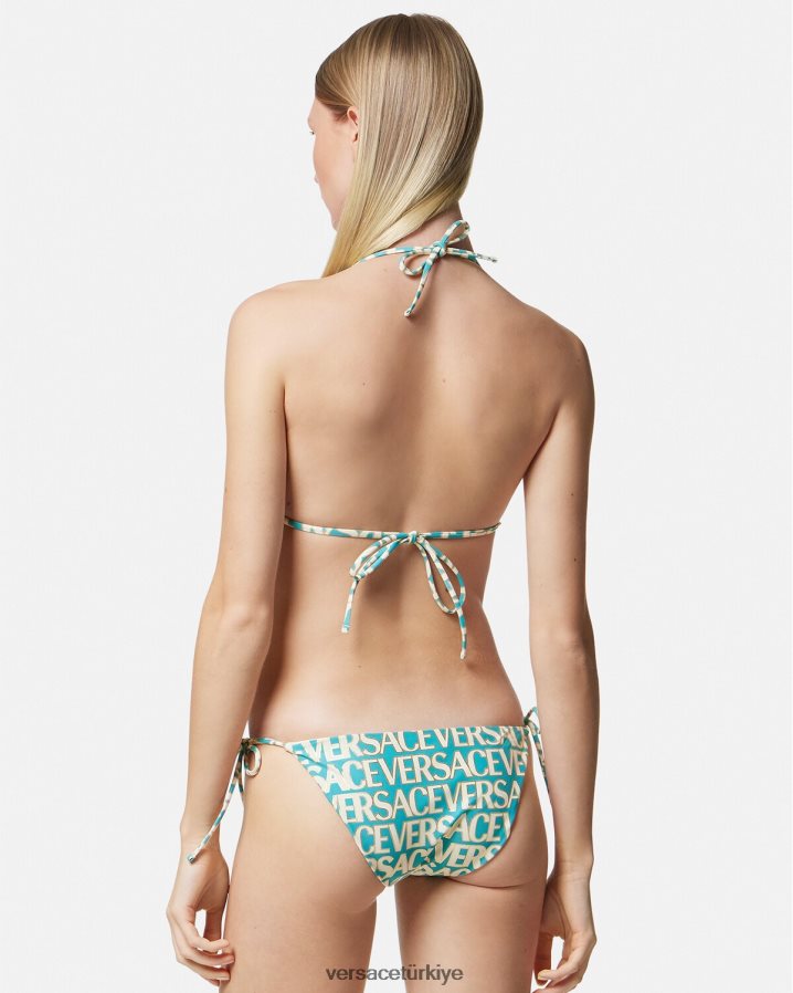 Versace boydan boya bikini altı kadınlar Yazdır iç çamaşırı ve plaj kıyafeti B0HHR81128