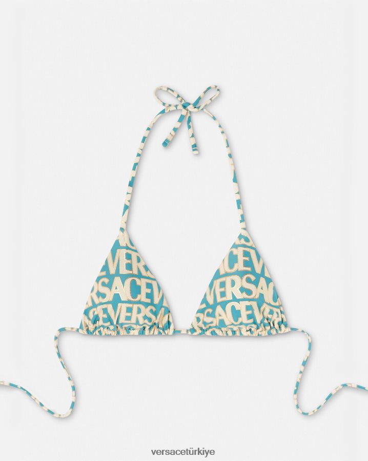 Versace boydan boya bikini üstü kadınlar Yazdır iç çamaşırı ve plaj kıyafeti B0HHR81127