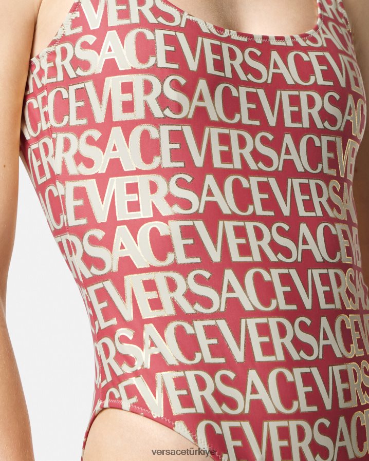 Versace boydan boya tek parça mayo kadınlar Yazdır iç çamaşırı ve plaj kıyafeti B0HHR81129