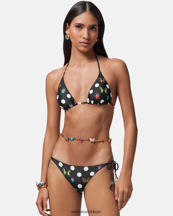 Versace kelebekli bikini altı kadınlar Yazdır iç çamaşırı ve plaj kıyafeti B0HHR81115