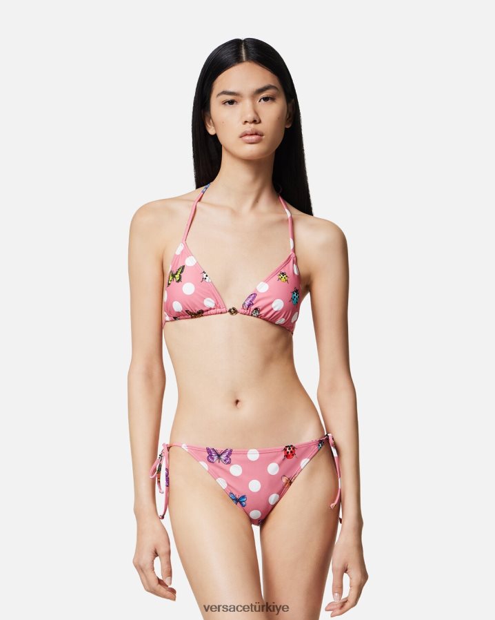 Versace kelebekli bikini altı kadınlar Yazdır iç çamaşırı ve plaj kıyafeti B0HHR81133