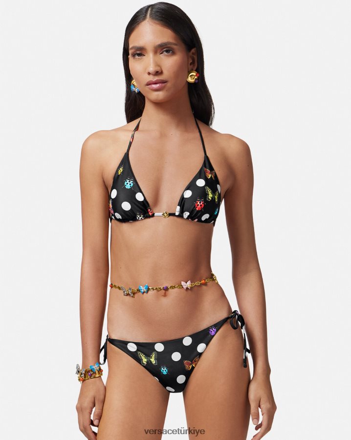 Versace kelebekli bikini üstü kadınlar Yazdır iç çamaşırı ve plaj kıyafeti B0HHR81114