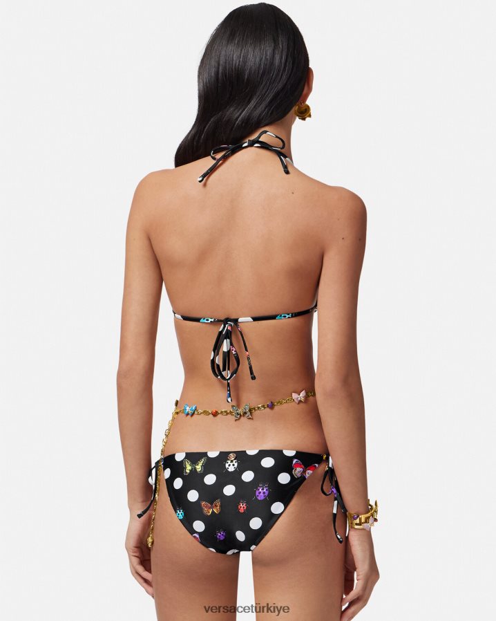 Versace kelebekli bikini üstü kadınlar Yazdır iç çamaşırı ve plaj kıyafeti B0HHR81114