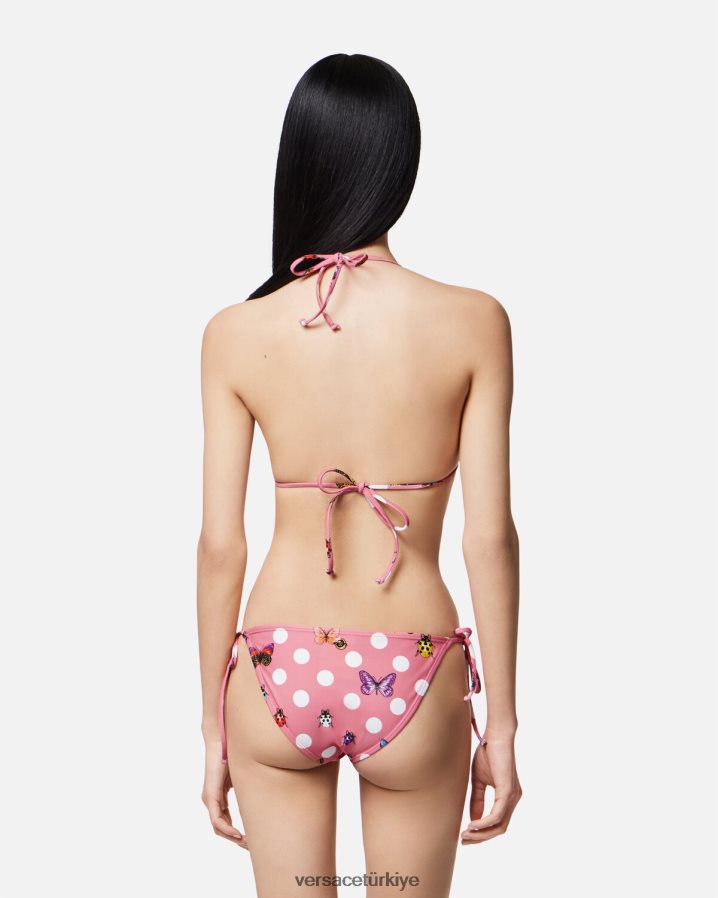 Versace kelebekli bikini üstü kadınlar Yazdır iç çamaşırı ve plaj kıyafeti B0HHR81131