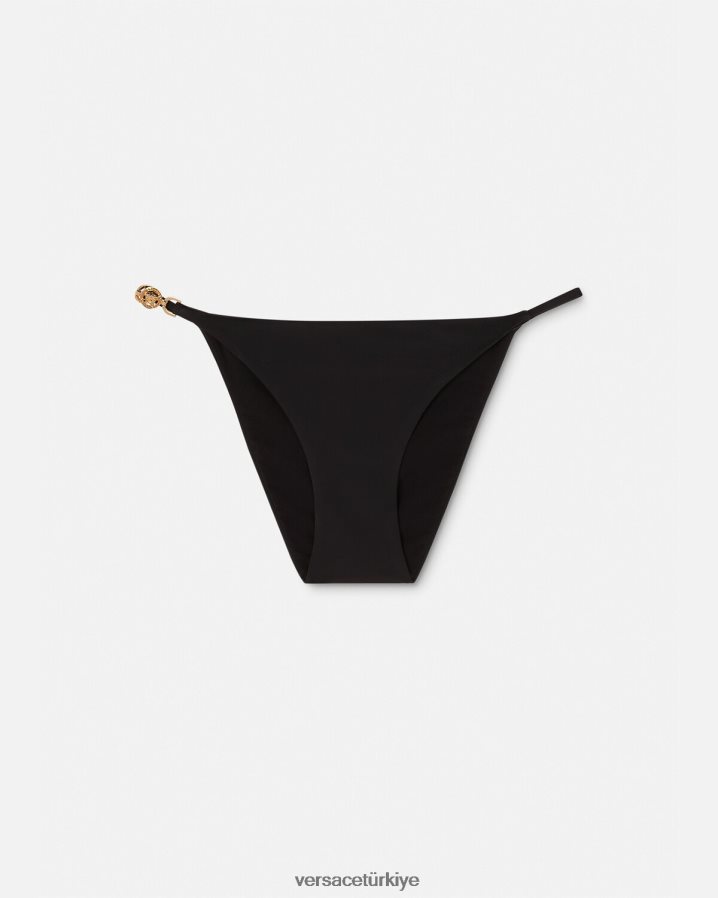 Versace medusa '95 üçgen bikini altı kadınlar siyah iç çamaşırı ve plaj kıyafeti B0HHR81146