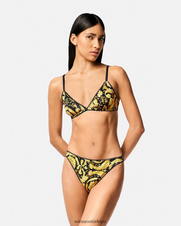 Versace barok üçgen bralet kadınlar Yazdır iç çamaşırı ve plaj kıyafeti B0HHR81034