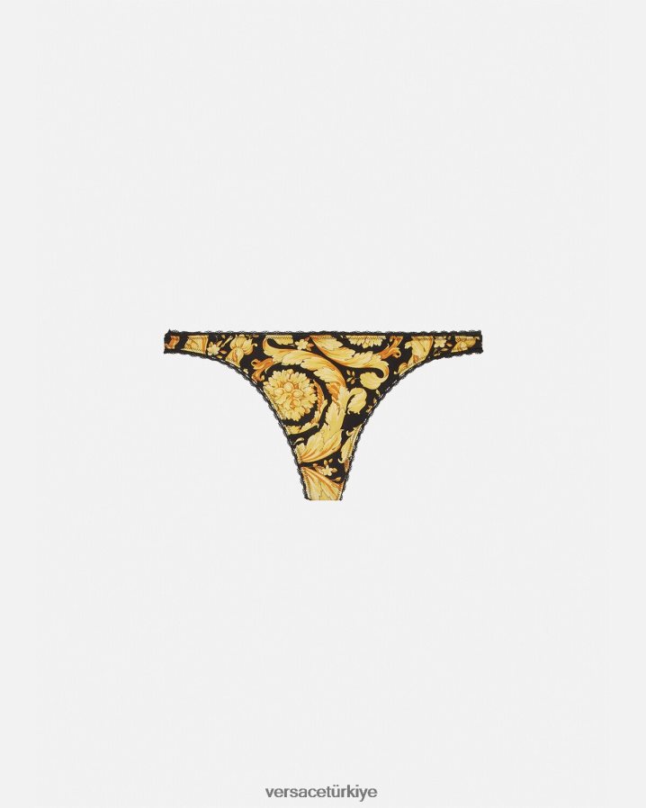 Versace barok tanga kadınlar Yazdır iç çamaşırı ve plaj kıyafeti B0HHR81035